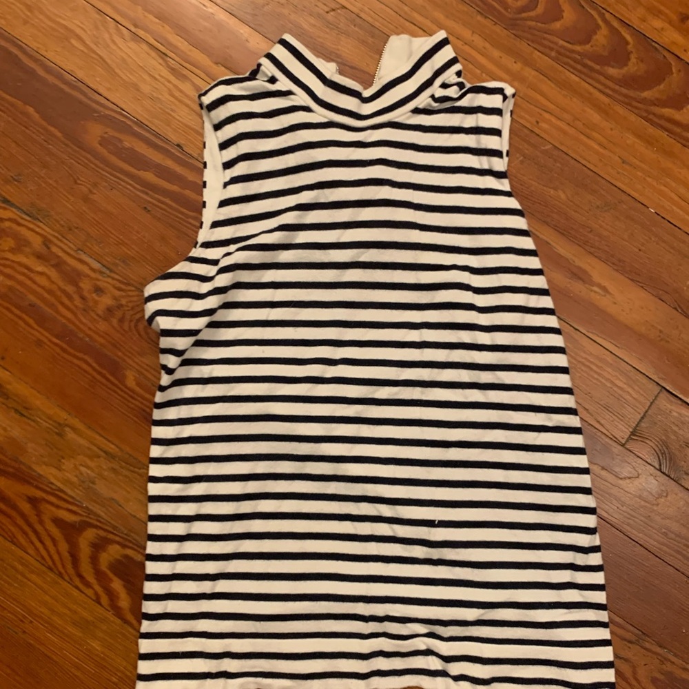 J. Crew Sleeveless Mockneck top